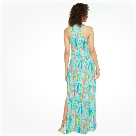 Lilly Pulitzer Maxi Dress Kerri Beach and Bae Size Small - Picture 2 of 10